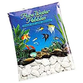 Worldwide Imports AWW70015 Color Gravel, 5-Pound, Snow White, 10-Piece