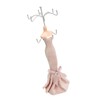 Mannequin Ring Hanging Tower Long Bodycon Dress Strapless Mannequin Earring