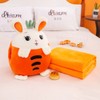 YUDONG Kids Stuffed Animal Travel Blanket and Pillow Set, Adorable