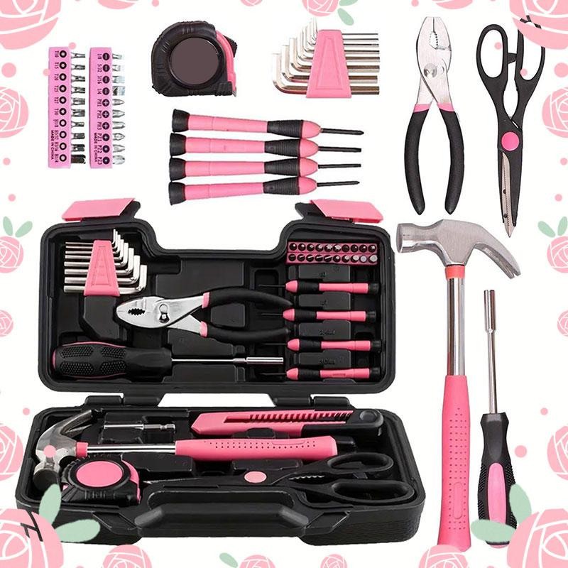 【520 Gift】39-Piece Comprehensive Household Hardware Kit - Durable Carbon Steel