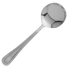 Utopia Bead Soup Spoon - Pack of 12 - Traditional Cutlery, 18/0 Stainless Steel