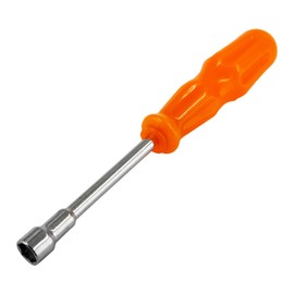 Biaungdo 10mm Socket Wrench Screwdriver, High-Carbon Steel Hexagon Nut Driver Non-Magnetic Tip Hex Nut Screwdriver Hand Tool