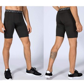 Pantalones cortos de compresión para hombre con bolsillo para teléfono, pantalones cortos de yoga y gimnasio, ropa interior fresca y seca, paquete de 3, 5p: negro, 2 + azul marino, 2 + gris, Large