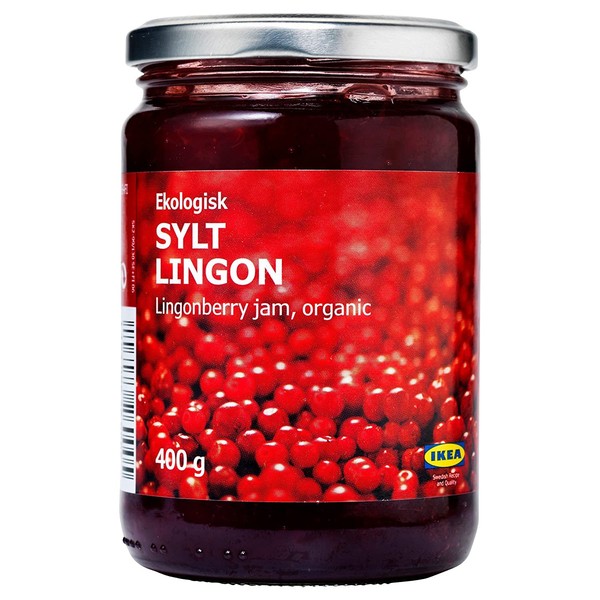 Sylt Lingon, Lingonberry preserves, Ikea Food, 14.1 oz jar - Super fruit