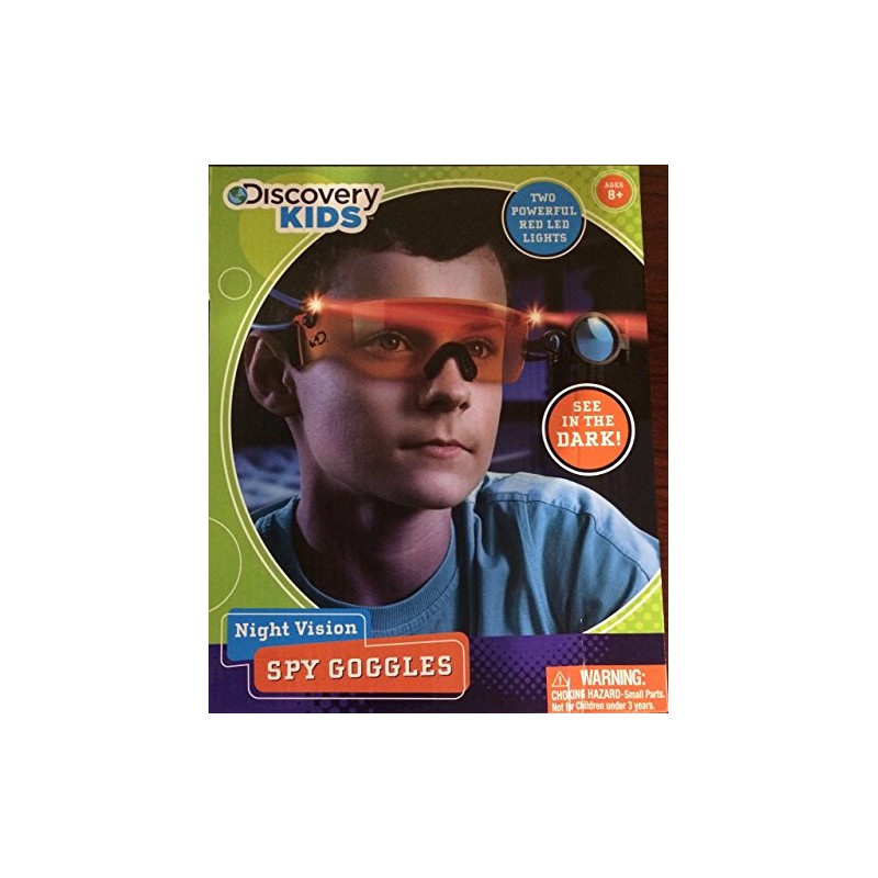 Discovery Kids 2 Powerful Red LED Lights NIGHT VISION SPY