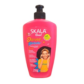 スカラ 2 IN 1 子供用トリートメント ヘア クリーム ディビノ ポチニョ カーリーヘア用 250g