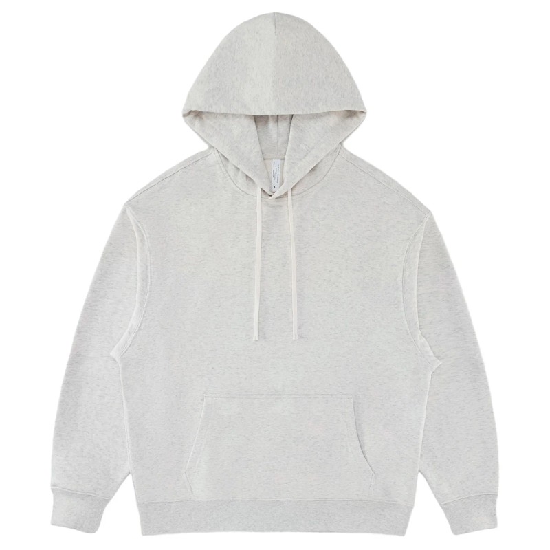 Premium Terry Drawstring Hood Regular Fit Cotton Blend Hooded Top