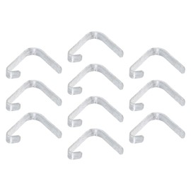 1 3/8" Chain Link Fence Gate Clips | Gate Clips | Kennel Panel Clip Bands | Steel 12 Gauge | Pack of 10