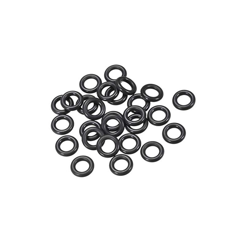 sourcing map Fluorine Rubber O Rings, 9mm OD, 5.2mm Inner