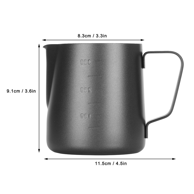 Frothing Cup Pitcher with Dual Scales Thicken Coffee Latte Art