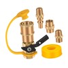 Milageto Propane Quick Connect Adapter Kit Replacement, for Propane Hose