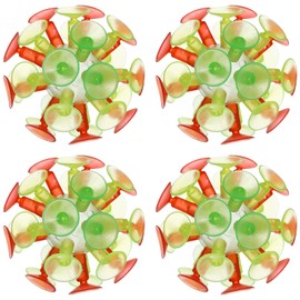 TOYMYTOY TOYMYTOY 4PCS Kids Multicolored Suction Cup Ball Flash Luminescence Plaything Party Toy for Children
