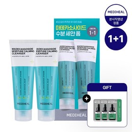Mediheal (Free Serum Sachet) 1+1 Madecassoside Moisture Soothing Cleanser Special Set / 메디힐 (세럼샤쉐 증정) 1+ 1 마데카소사이드 수분진정 클렌저 기획세트