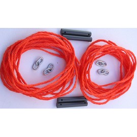Home Court Portable Set Guy Line Ropes - RDLG (Orange)