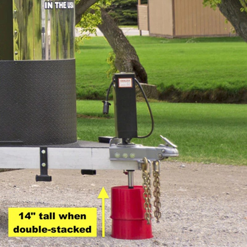 Andersen 3608 Red RV Trailer Stabilizer Jack Block w/ Built-In