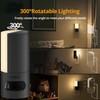Lyridz Plug-in LED Rotatable Night Light with Motion Sensor, Dimmable