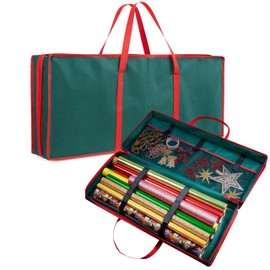 Christmas Tree Storage Bag - Zipped Christmas Storage Tree Bag with Carrying Handles Tidy Storage Solution Various Sizes (Green 82cm)