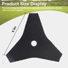 BERPSE (2 Pack) 530402967 3-Point Electric Edger Blade 8-1/2 Inch