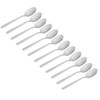 12Pcs Long Handle Dessert Spoon 316 Stainless Steel Soup Coffee