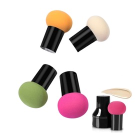Luciruru Mushroom Makeup Puff 4P, 1 Set / 루시루루 머쉬룸 메이크업 퍼프 4P, 1세트