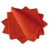 S4Sassy Orange Solid Home Decor 12 Pcs Cotton Napkin Solid