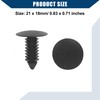 Hihaha 7.5mm Hole Retainer Clips Plastic Drive Rivets Mud Flaps