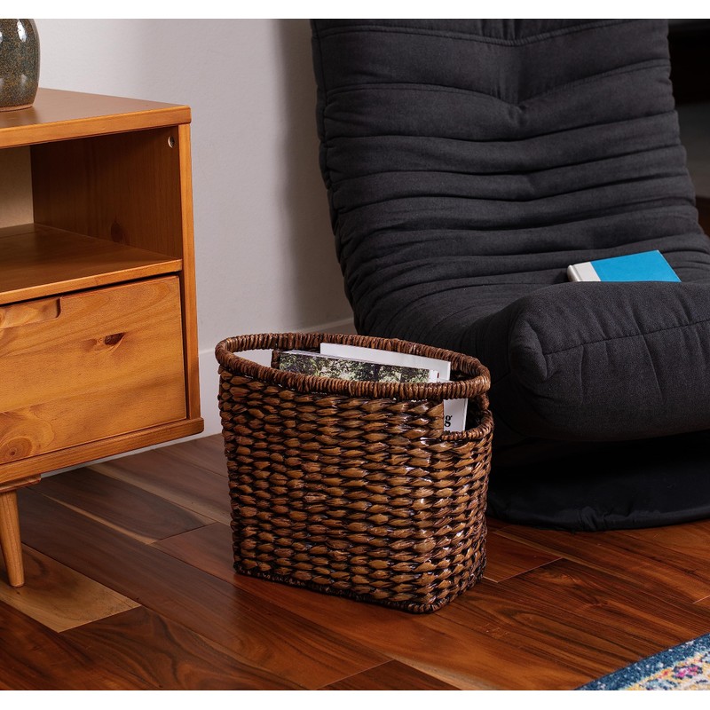 BirdRock Home Seagrass Magazine Basket