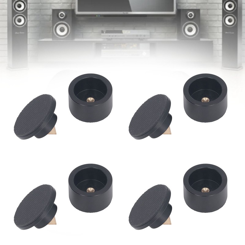 4 Sets Speaker Isolation Stand Feet Pad Shockproof Antislip Speaker