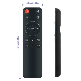 Replacement Remote Control, Fit for JBL Cinema SB510 SB550 3.1 Channel Sound Bar JBLSB510BLKAMWeb