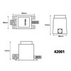 12V AC Power Supply/Transformer AC/AC Waterproof IP67 for Outdoor Use