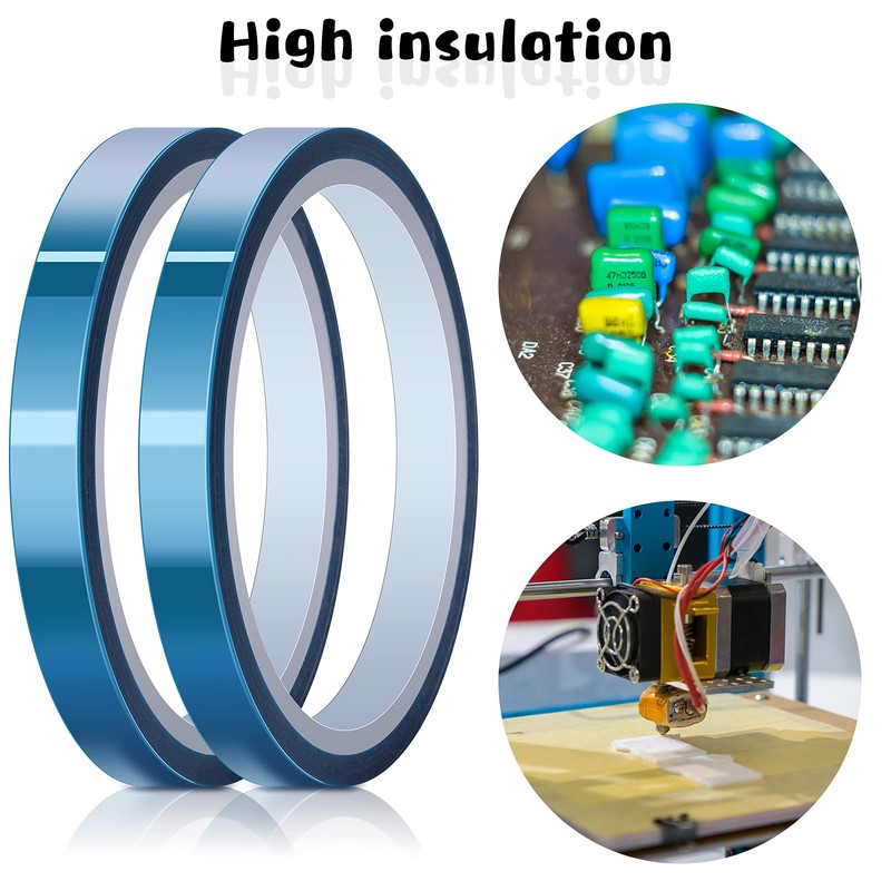 Outus 6 Rolls 10mm High Temperature Tape Heat Vinyl Press
