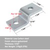 YIDU69Q 8 Pcs Z Fitting Cross 2 Hole for 13/16"
