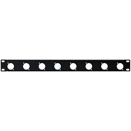 Monacor RCP-8732U rack accessory - rack accessories (Black, 1U)