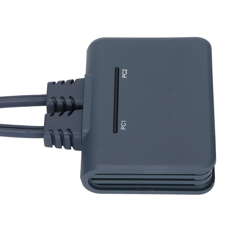 USB KVM Switch 2 Ports Wired HD Multimedia Interface KVM
