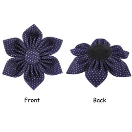 Lionet Paws Dog Collar with Flower, Soft and Comfortable, Adjustable Collar for X-Large Dogs Girl, Neck 16-26 inches