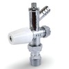 Wärmer System 8-10mm Angled Radiator Valve, Lockshield Angled Radiator Valve