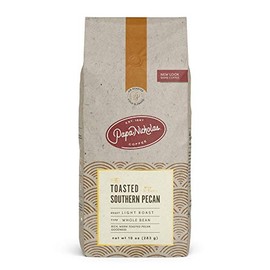 PapaNicholas Coffee Whole Bean Coffee, Toasted Southern Pecan, 10 Ounce