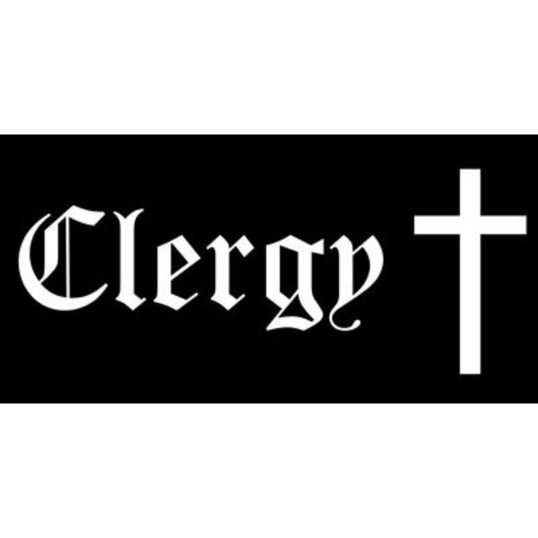 Clergy Bumper Sticker