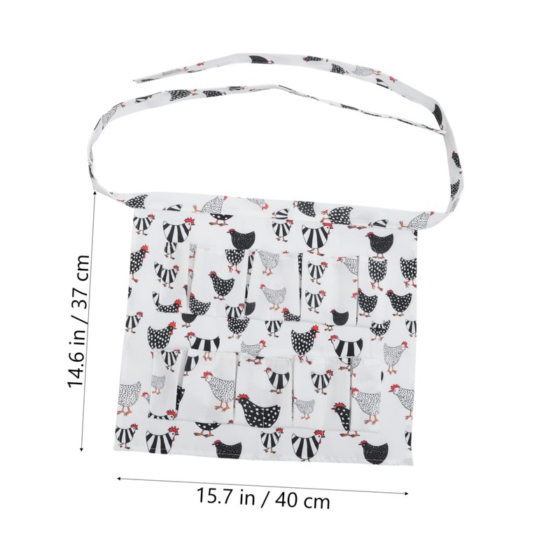 GRIRIW Cloth Collecting Apron with Pockets Creative Holder for Farm