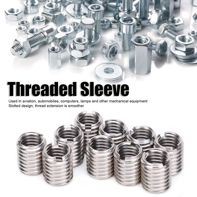 10 Pcs Thread Reducer, M8 to M10 Length 12MM Male