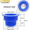 LYMGS Universal Fit Drain Pipe Hose Silicone Plug, Washing Machine