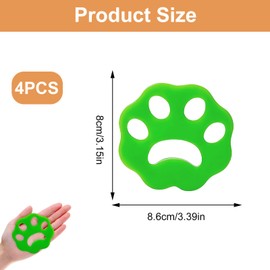 DmDoyy Pet Hair Remover, Washing Machine, Lint Ball, Cat Hair Remover, Dog Hair Removal and Reusable, Pack of 12