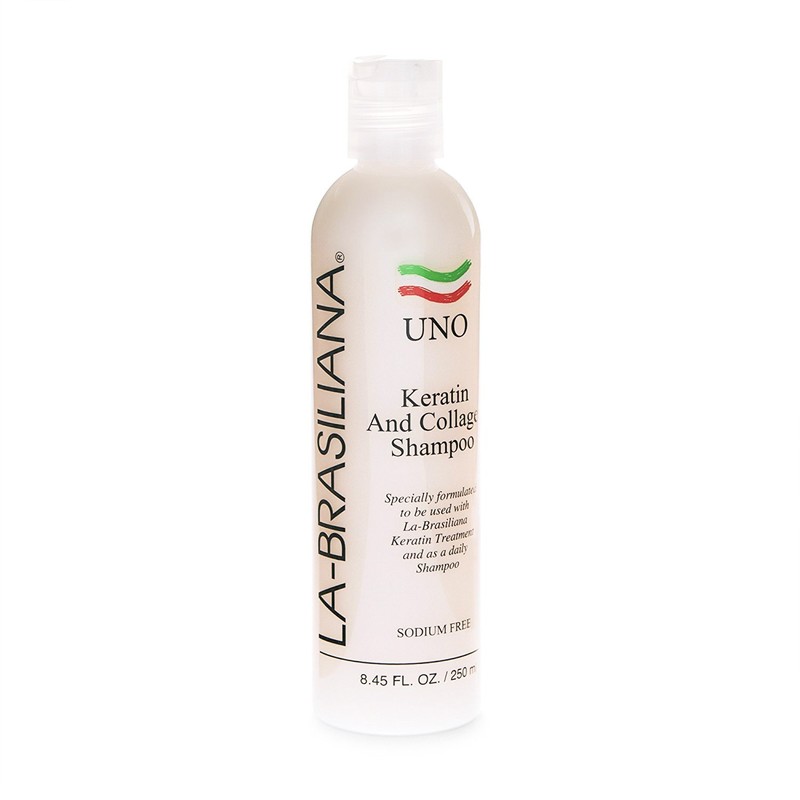 La-Brasiliana Uno Keratin and Collagen Shampoo, 8.45 fl.oz.