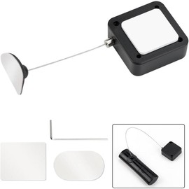 6.5 ft Retractable Remote Control  Tether Lock with Adjustable Locking Leash Length Clasp,Remote Control  Lanyard Lock for TV Remote Control,Gaming Controller,Tablets Showroom -2 Pcs - Color: 1 Pc