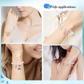 WEWAYSMILE 1 Box Sea Charms Bracelet Making Kit, Sea Animals Charms, Sea Charms for Jewelry Making, for DIY Bracelet Jewelry Making Crafts Supplies