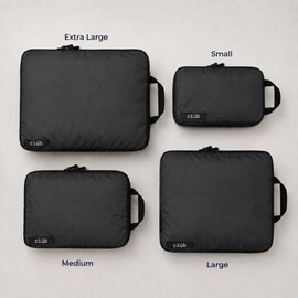ciúb Compression Packing Cubes Organised Travel Fit 40% More in Luggage, Backpacks or Carry-Ons Lightweight Packing Cubes Suitcase Organizer Bags Durable Water Resistant Compressible
