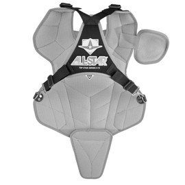All-Star Top Star Series Baseball Chest Protector Ages 12-16 - High-Impact Foam Padding, Adjustable Fit, Breathable Design for Advanced Protection and Comfort
