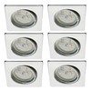 Trango® 6 LED Dimmable Square Recessed Downlight including 6X6 W