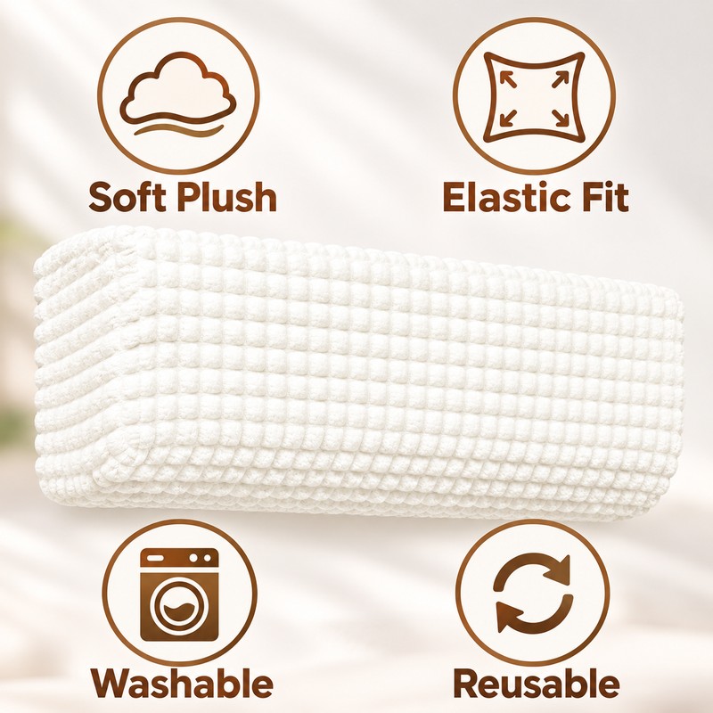 Air Conditioner Cover for Wall-Mounted AC – Washable Plush Dust