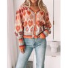 Women's Cute Sweater Cardigan Heart Print Y2K Button Open Front